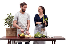 Load image into Gallery viewer, MEEMA - Bistro Apron (long) SOLID BLUE