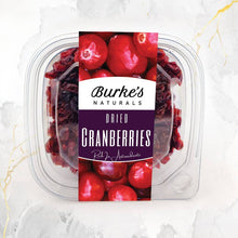 Load image into Gallery viewer, Burke's Naturals - Dried Cranberries: 10 oz
