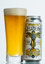 Load image into Gallery viewer, Wellbeing Brewing - Victory Wheat w/Electrolytes 16oz cans
