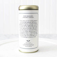 Load image into Gallery viewer, Oliver Pluff & Company - New Orleans Chicory Blend Coffee Tin