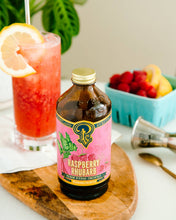 Load image into Gallery viewer, Raspberry Rhubarb 12 oz - cocktail / mocktail mixer