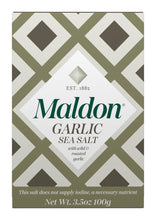 Load image into Gallery viewer, GARLIC Sea Salt by Maldon, 100g