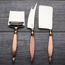 Load image into Gallery viewer, INOX artisans - Twisted Urban Cheese Knife 3 Pc. Set