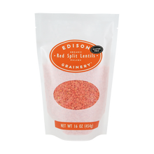 Load image into Gallery viewer, Edison Grainery Organic Red Split Lentils 16 oz
