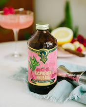 Load image into Gallery viewer, Raspberry Rhubarb 12 oz - cocktail / mocktail mixer