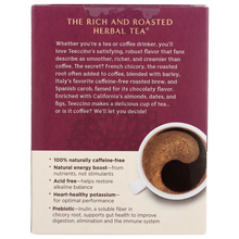 Load image into Gallery viewer, Teeccino - Vanilla Nut Roasted Herbal Tea-75 % Organic: 10 tea bags