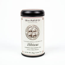 Load image into Gallery viewer, Oliver Pluff & Company - Hibiscus - Loose Tea in Signature Tea Tin