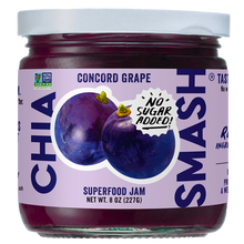 Load image into Gallery viewer, Chia Smash - Concord Grape Chia Smash - Superfood Jam