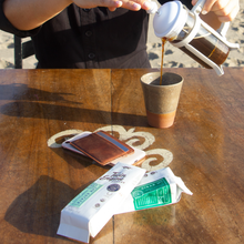 Load image into Gallery viewer, Twin Engine Coffee - "Perfect 1 Pot" Cigar No.1 Traveler 2 oz /Organic Fair Trade: Dark Roast