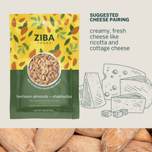 Load image into Gallery viewer, Ziba Foods - Heirloom Almonds - Shakhurbai (Dry Roasted & Salted) 1oz