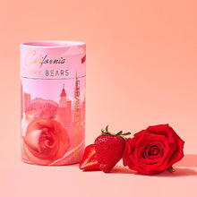 Load image into Gallery viewer, California Gummy Bears - SAN DIEGO STRAWBERRY ROSE - ORGANIC, VEGAN & SUSTAINABLE