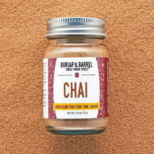Load image into Gallery viewer, Burlap & Barrel - Chai - Single Origin Spice Blend: 2.0 oz glass jar
