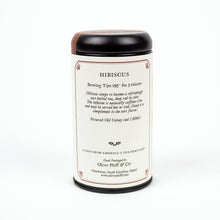 Load image into Gallery viewer, Oliver Pluff & Company - Hibiscus - Loose Tea in Signature Tea Tin