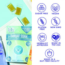 Load image into Gallery viewer, Laki Naturals - Functional Herbal Lozenges - Throat Soak: Throat Soak - Lemon Lime