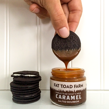 Load image into Gallery viewer, Fat Toad Farm - 8oz Salted Bourbon Goat's Milk Caramel
