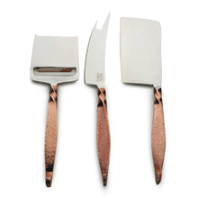Load image into Gallery viewer, INOX artisans - Twisted Urban Cheese Knife 3 Pc. Set