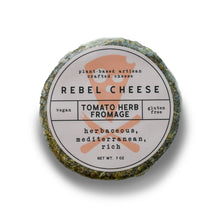 Load image into Gallery viewer, Rebel Cheese - Tomato Herb Fromage Plant Based - 7 oz