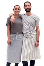 Load image into Gallery viewer, MEEMA - Bistro Apron (long) SOLID BLUE