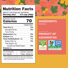 Load image into Gallery viewer, Ziba Foods - Kishmish Raisins, Vegan 5 oz