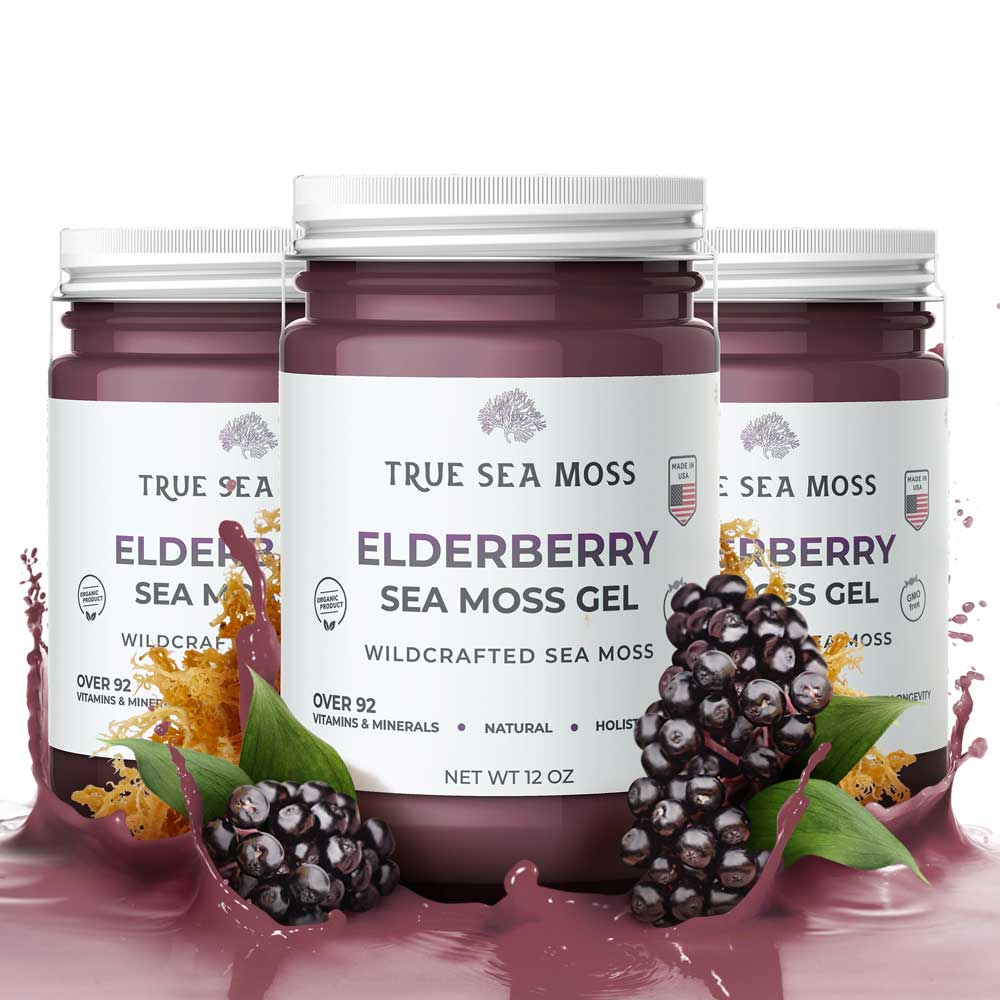 TrueSeaMoss ELDERBERRY SEA MOSS GEL 1 Pack Anchor Pantry