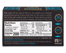 Load image into Gallery viewer, Mina - 4.4oz Sardines Skinless & Boneless In Extra Virgin Olive Oil