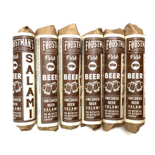 Load image into Gallery viewer, Foustman's Salami - PORK BEER | FOUSTMAN'S ALL-NATURAL UNCURED SALAMI - 8oz