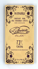 Load image into Gallery viewer, L'Amourette Chocolat - 72% Dark Chocolate with Salted Almonds