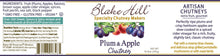 Load image into Gallery viewer, Blake Hill Preserves - Plum & Apple Chutney