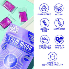 Load image into Gallery viewer, Laki Naturals - Functional Herbal Lozenges - Calm Mood: Calm Mood - Lavender Chamomile