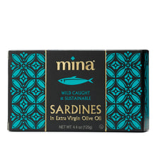 Load image into Gallery viewer, Mina - 4.4 oz Sardines In Extra Virgin Olive Oil