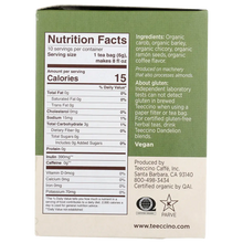Load image into Gallery viewer, Teeccino - French Roast Roasted Herbal Tea- Organic: 10 tea bags