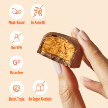 Load image into Gallery viewer, Whims Oat Milk Chocolate Peanut Butter Cups: 5pc