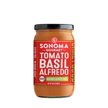 Load image into Gallery viewer, Tomato Basil Alfredo Pasta Sauce: 15.5 oz