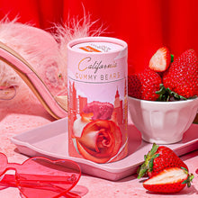 Load image into Gallery viewer, California Gummy Bears - SAN DIEGO STRAWBERRY ROSE - ORGANIC, VEGAN & SUSTAINABLE