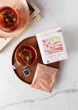 Load image into Gallery viewer, Rishi Tea & Botanicals - Bergamot Rose Organic Herbal Tea Sachets