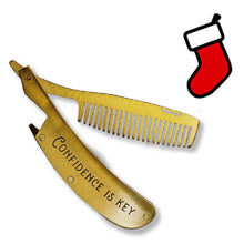 Load image into Gallery viewer, Trixie & Milo - Folding Beard Comb – mens gifts