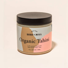 Load image into Gallery viewer, Seed + Mill - Organic Tahini Jar, 16oz - Kosher Sesame Butter
