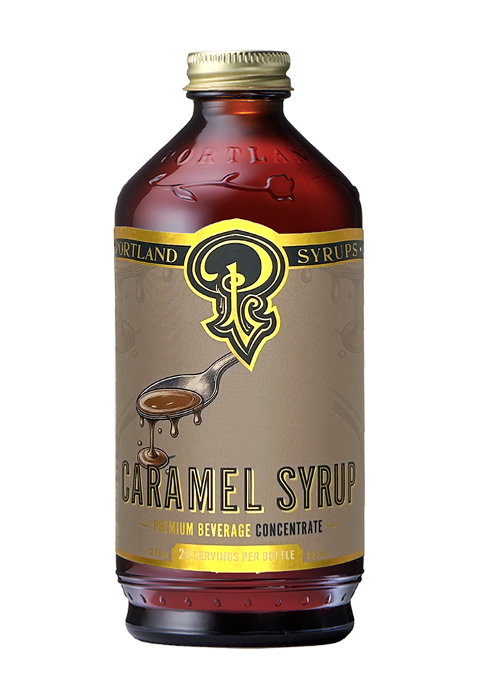Portland Syrups - Caramel Syrup 12 oz - Coffee Syrup