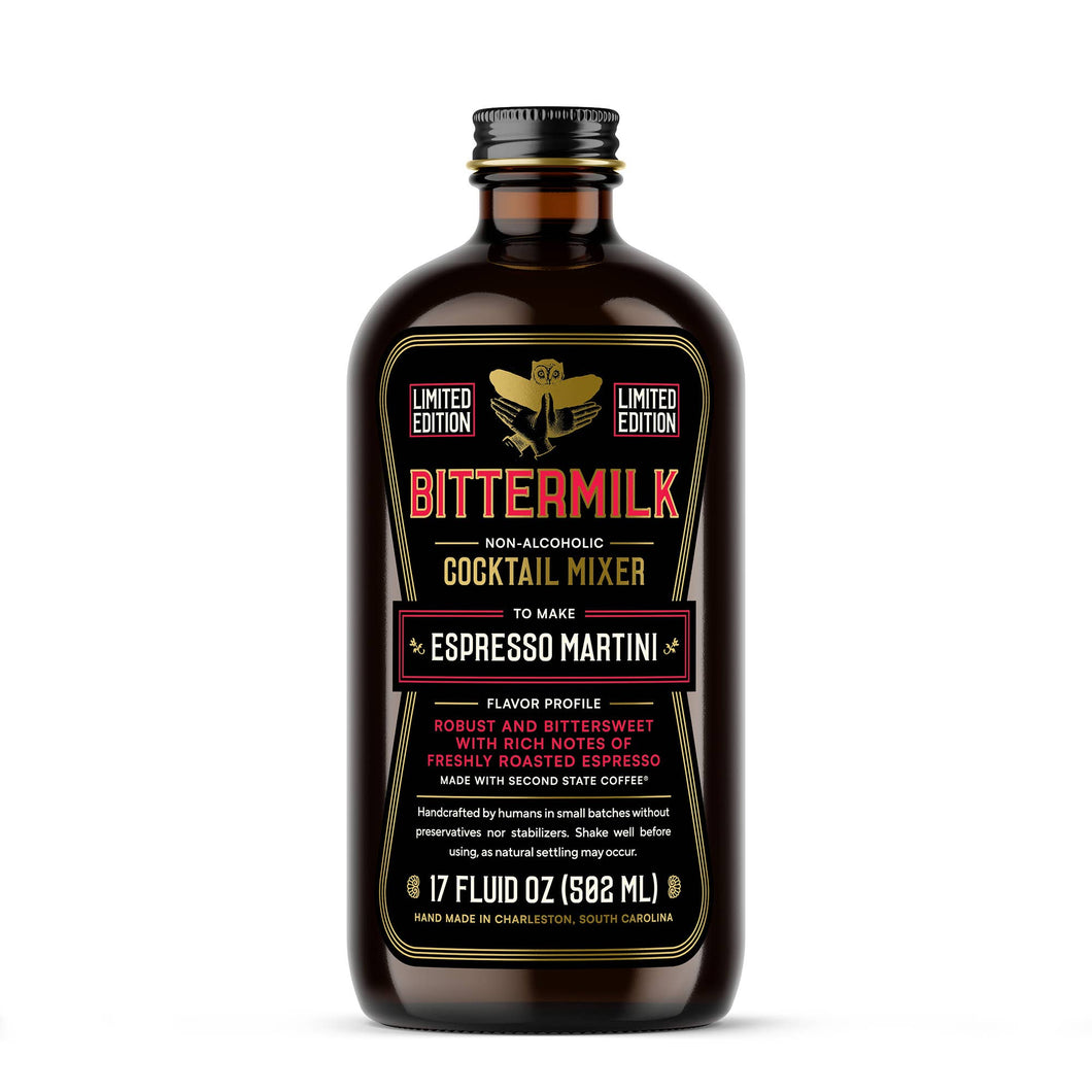 Bittermilk Bottling Co. - Espresso Martini cocktail mixer