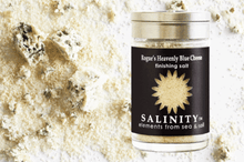 Load image into Gallery viewer, Salinity Finishing Salt - Jar - Rogue’s Heavenly Blue Cheese Finishing Salt: 3 oz pinch jar
