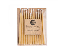 Load image into Gallery viewer, Knot &amp; Bow - Hand-dipped Beeswax Party Candles | Natural: Natural
