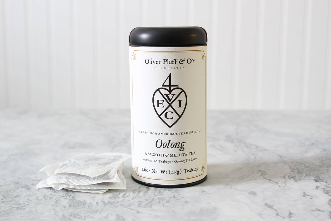 Oliver Pluff & Company - Oolong - 20  Teabags in Signature Tea Tin