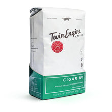 Load image into Gallery viewer, Twin Engine Coffee - Cigar No. 1                    Organic Fair / GROUND  Coffee: Medium
