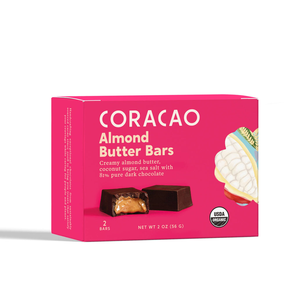 Coracao Chocolate & CACOCO - Almond Butter Bar 2-Pack