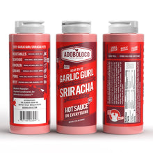 Load image into Gallery viewer, Adoboloco - Adoboloco Garlic Gurl Sriracha RED Hot Sauce - 12oz
