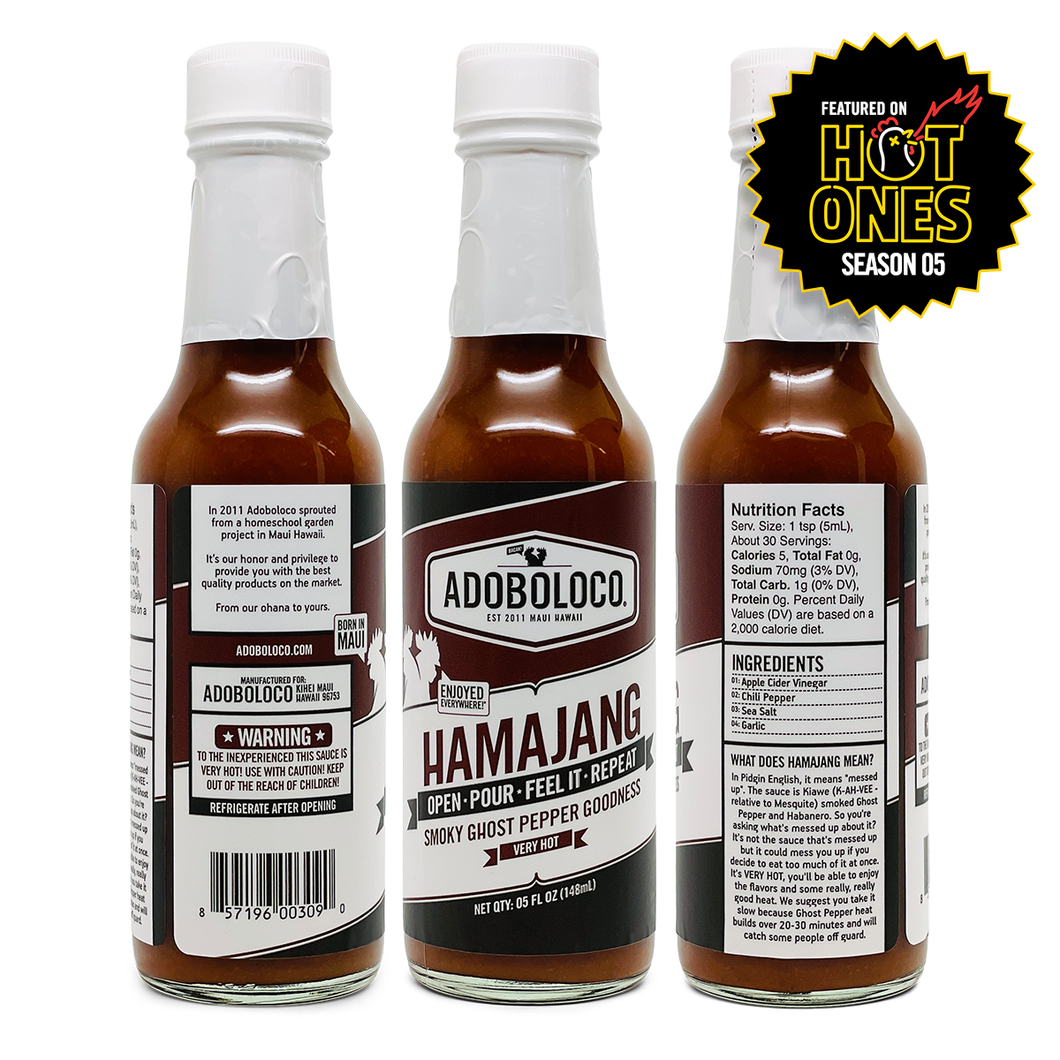 Adoboloco - Hot Sauce by Adoboloco - HAMAJANG - VERY HOT - HOT ONES
