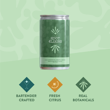 Load image into Gallery viewer, Root Elixirs - Root Elixirs Sparkling Cucumber Elderflower Cocktail Mixer
