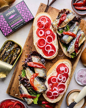 Load image into Gallery viewer, Mina - 4.4 oz Sardines In Extra Virgin Olive Oil with Chili Pepper
