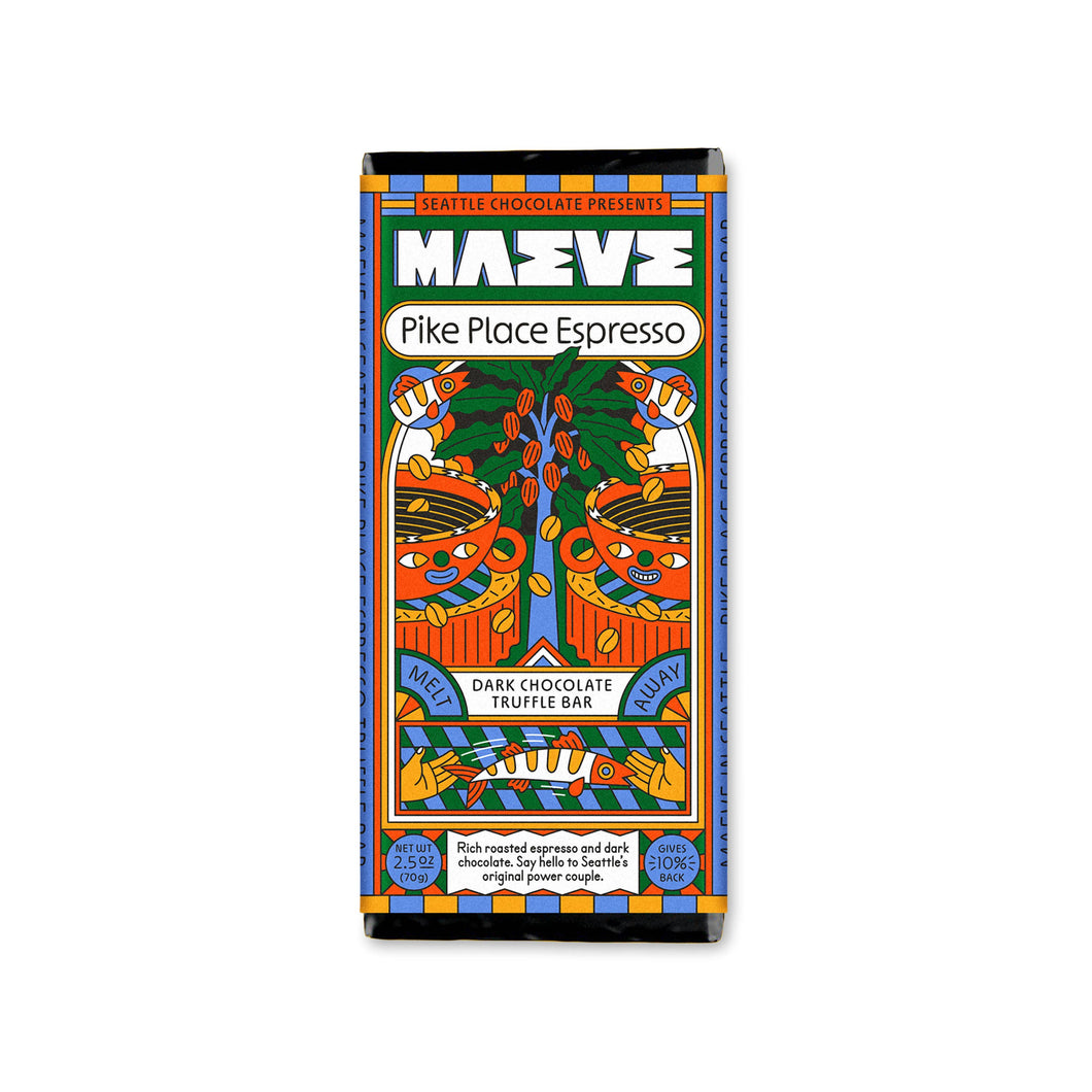 Seattle Chocolate Presents MAEVE - Pike Place Espresso Truffle Bar