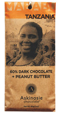 Load image into Gallery viewer, Askinosie Chocolate - POP - Dark Chocolate + Peanut Butter Bar
